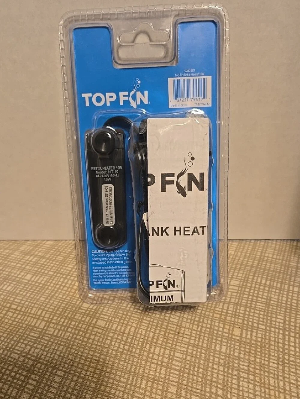 TOP FIN Betta Tank Heater - Black